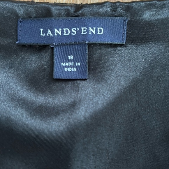 LANDS’ END, 100% Linen Dress. Size 16 - Picture 7 of 8
